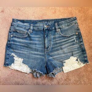 American Eagle Outfitters Curvy High-Rise Shortie Size 12
